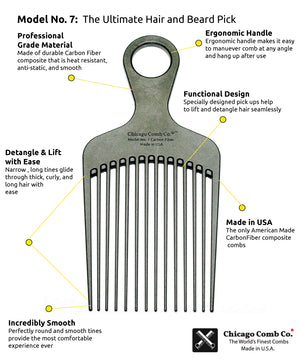 Model 7 Carbon Fiber + Black Horween Leather Sheath