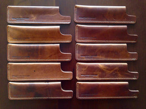 Sheath - English Tan Horween Leather (Slightly Imperfect)