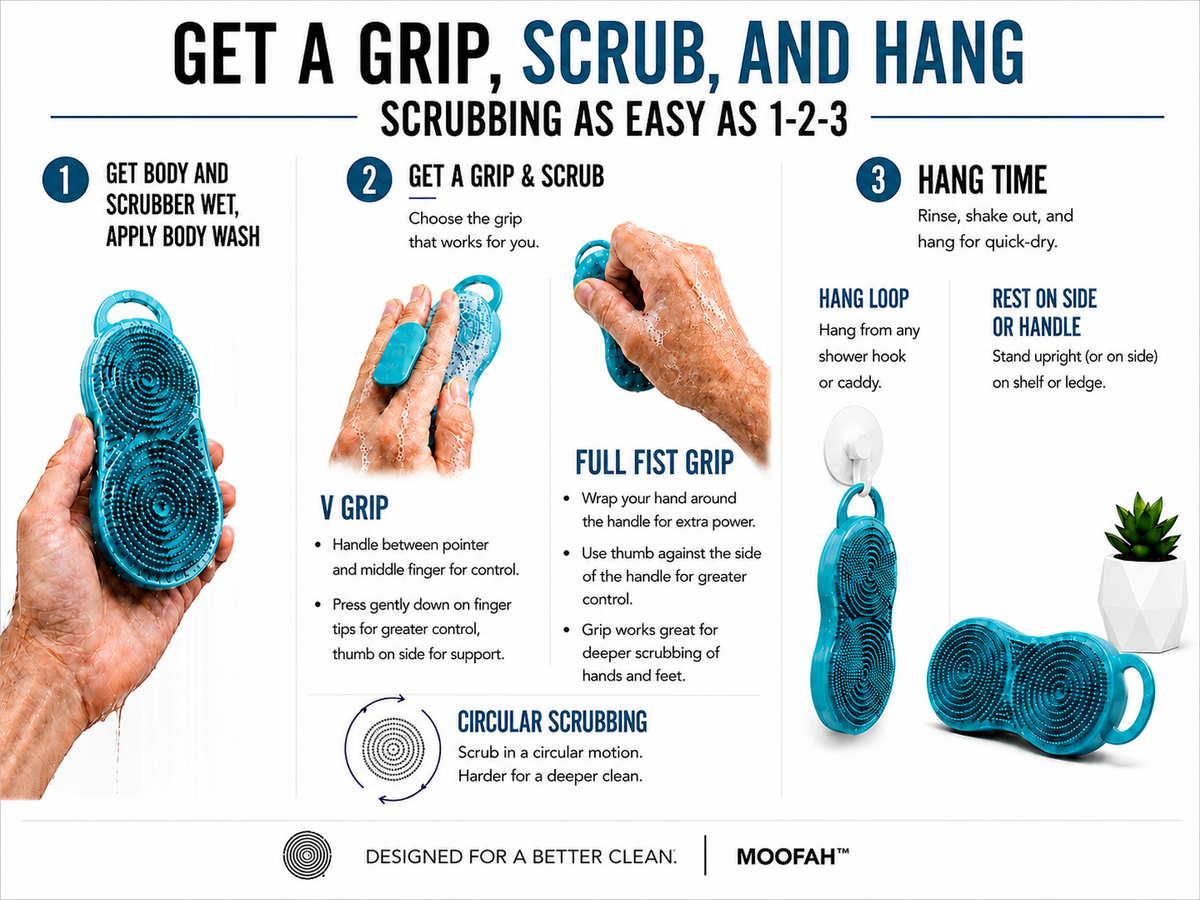 MOOFAH™ Body Scrubber
