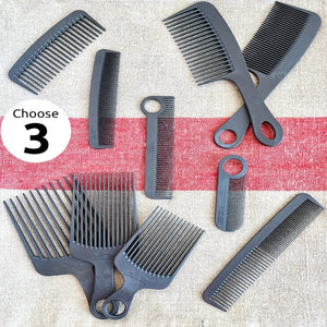 Carbon Fiber Combs - Choose any Three (3)