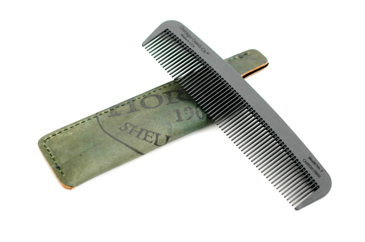 Model 3 Carbon Fiber + Horween Leather Sheath (4 Styles)