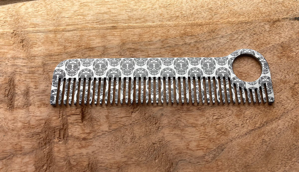 Skulls Comb, designed by artist Kostya Sha - Chicago Comb