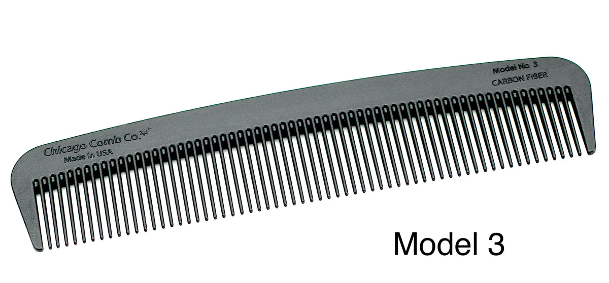 Comb 10 Carbon Fiber Combs - all Ten (10) - Chicago Comb