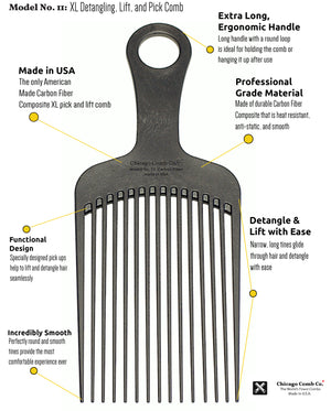 Carbon Fiber Model No. 11 (XL Long Pick)