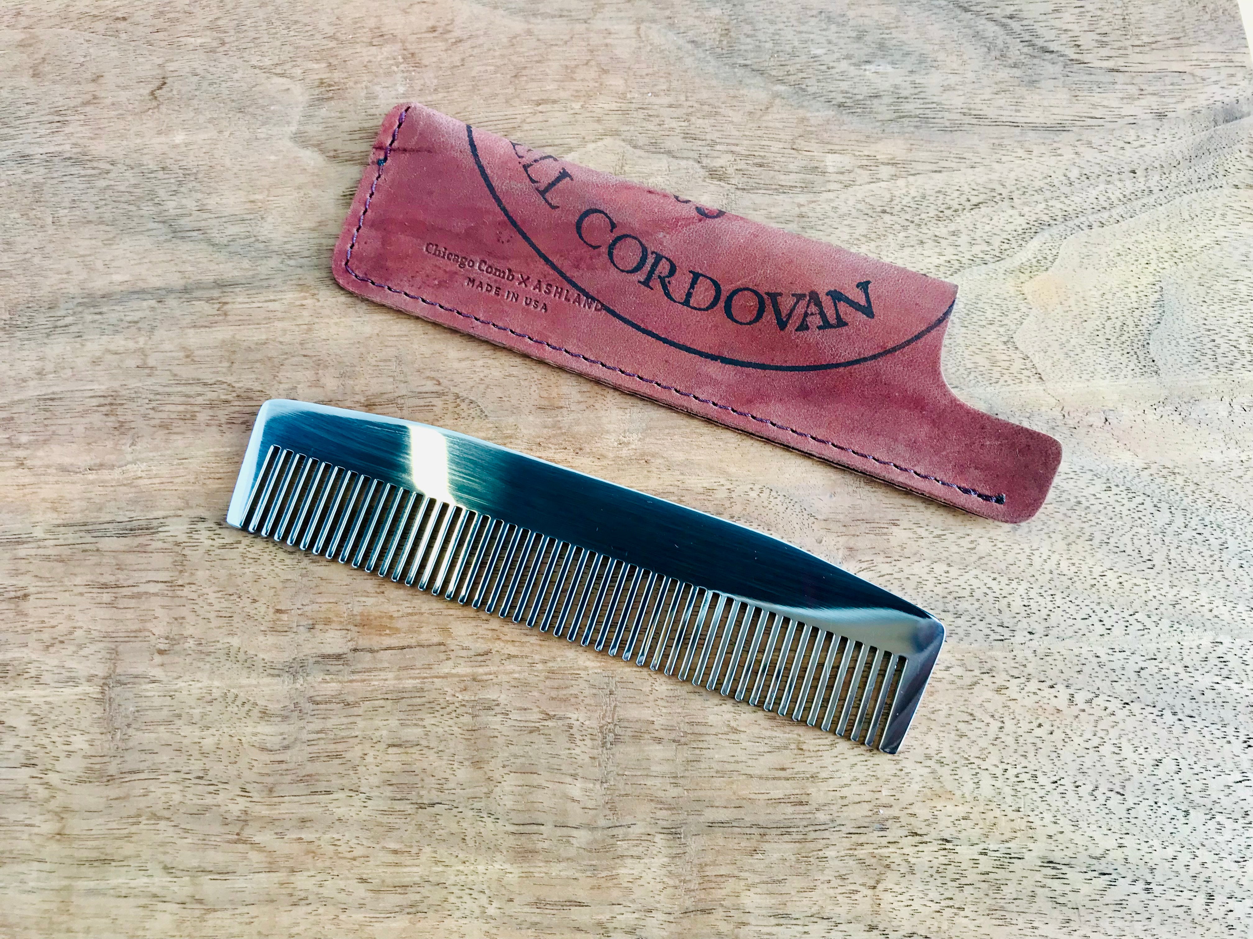 Mirror Stainless Steel Model 3 - Chicago Comb