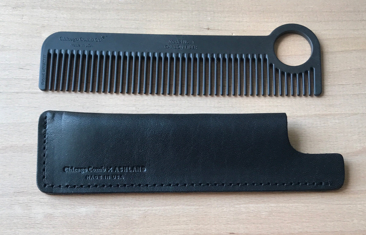 Model 1 Carbon Fiber + Horween Leather Sheath (4 Styles)