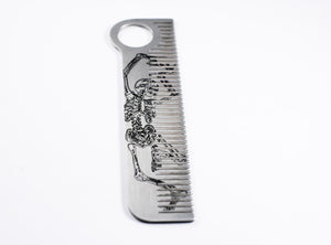 Skeleton comb, designed by artist Kostya Sha