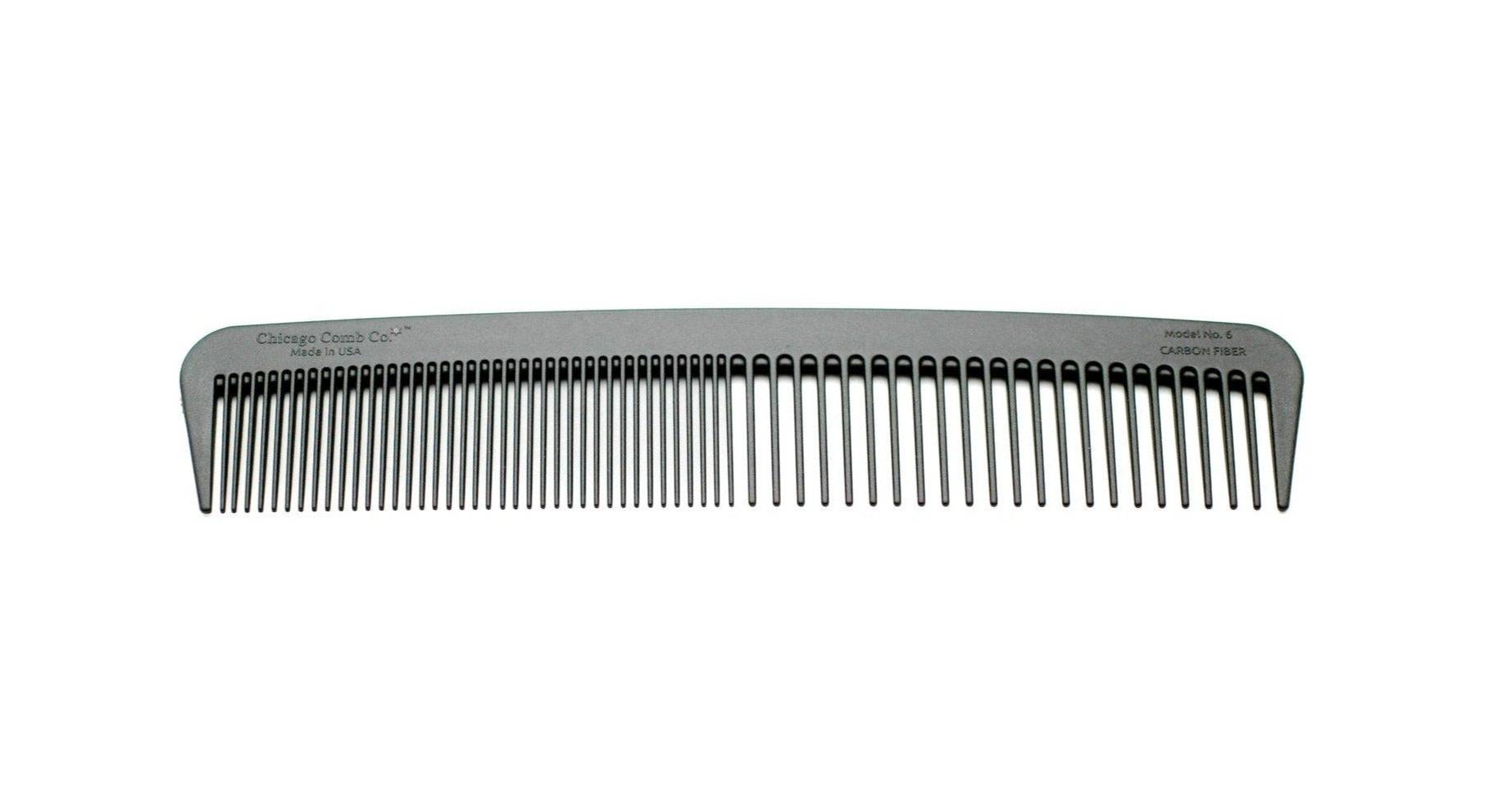Carbon Fiber Model 6 - Chicago Comb