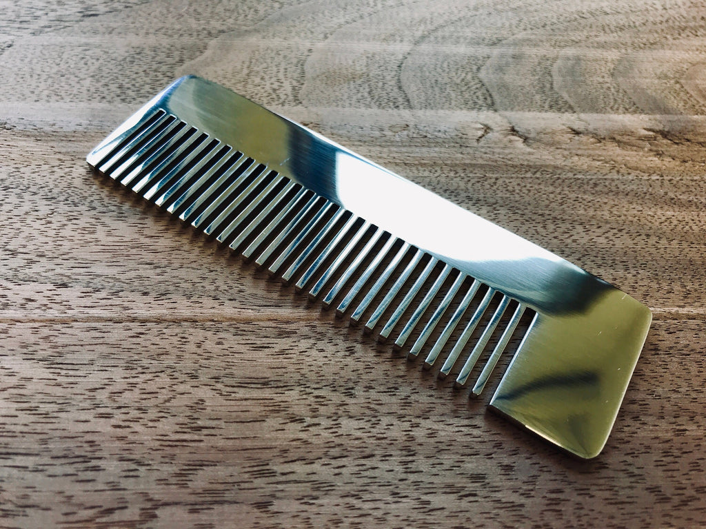 Mirror Stainless Steel Model 4 - Chicago Comb
