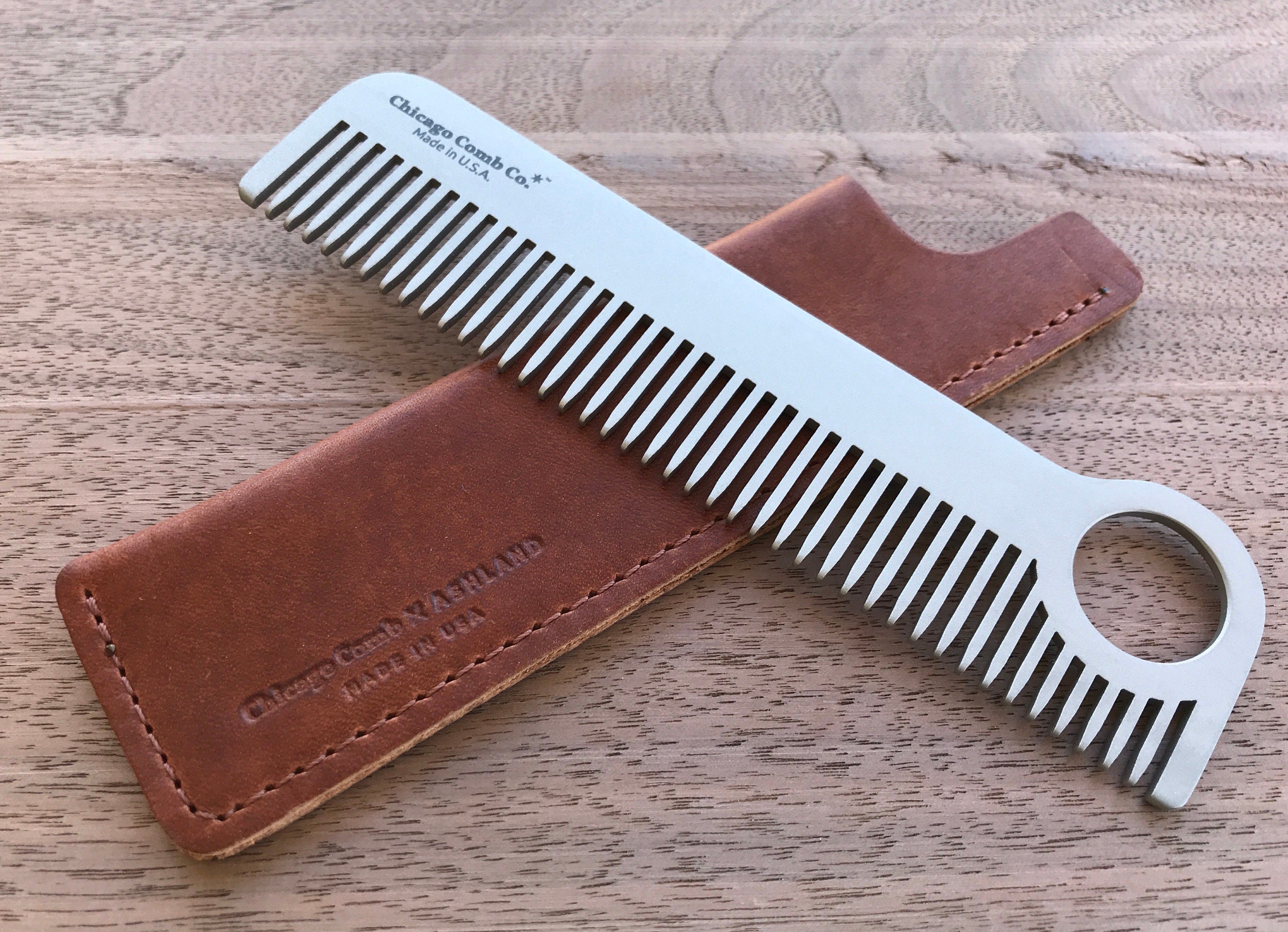 Excellent Comb One Standard Stainless Steel Model 1 - Chicago Comb