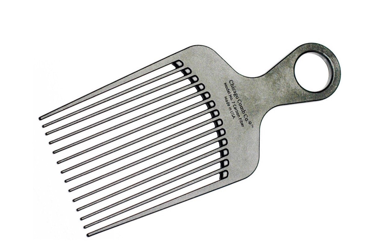 Carbon Fiber Model 7 Two (2) of Model No. 7 Carbon Fiber Combs