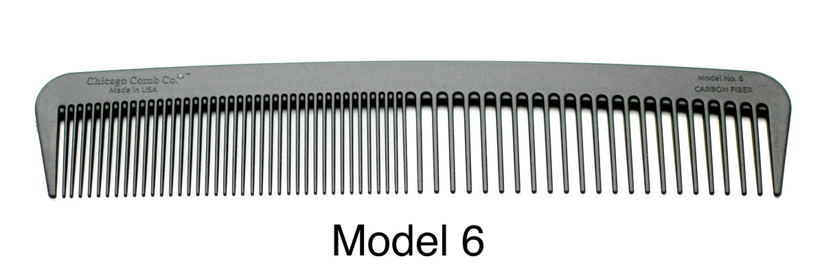 Comb 10 Carbon Fiber Combs - all Ten (10) - Chicago Comb