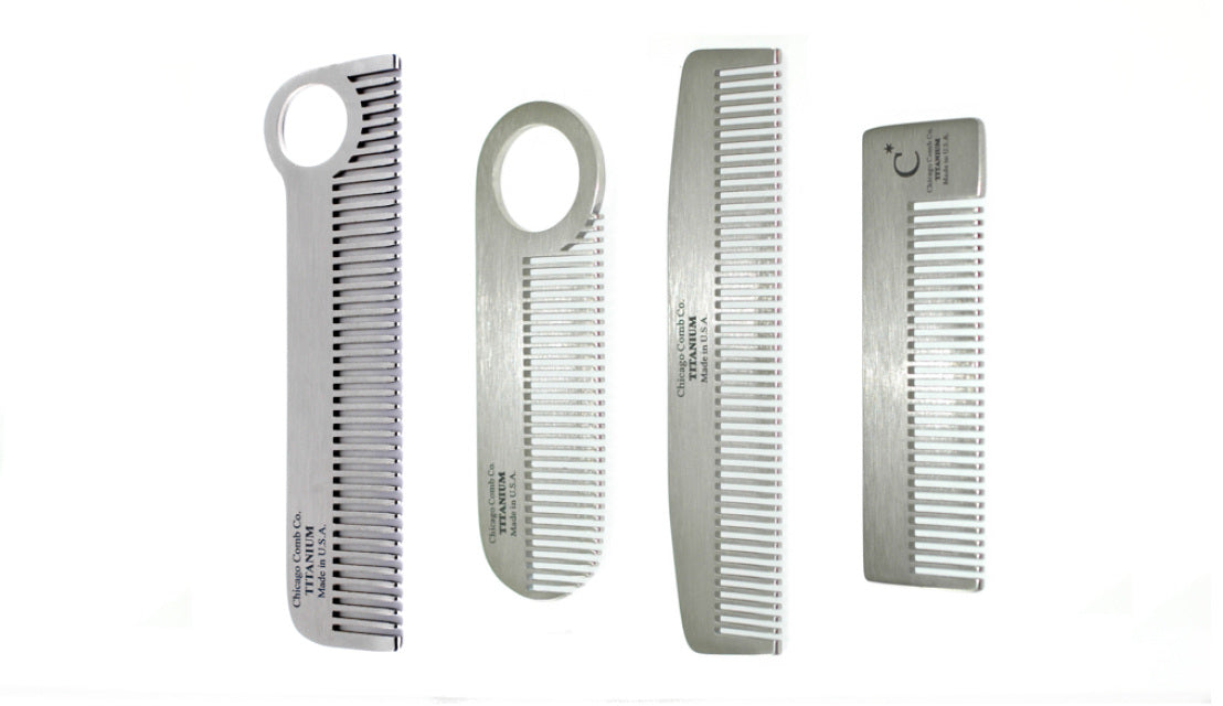 Titanium Combs (Slightly Imperfect) - Chicago Comb